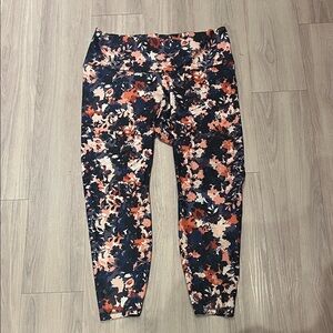 Old Navy Floral Leggings - Blue, Purple, Pink, White